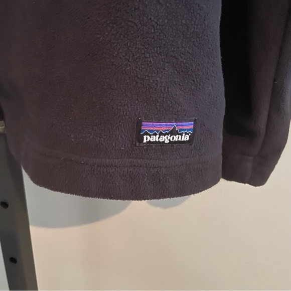 Patagonia Synchilla Black Fleece Full Zip Jacket Size XL - Picture 2 of 7